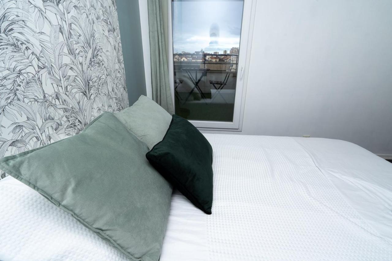 T3-Rare-2 Chambres-Parking Gratuit-2 Terrasses-Netflix-Proche Paris-La Defense Аржантей Екстер'єр фото