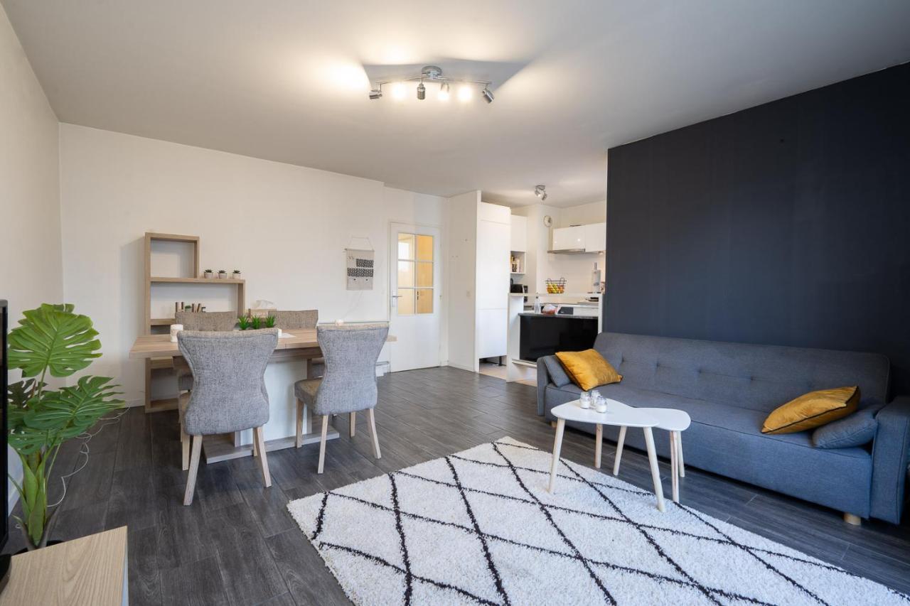 T3-Rare-2 Chambres-Parking Gratuit-2 Terrasses-Netflix-Proche Paris-La Defense Аржантей Екстер'єр фото