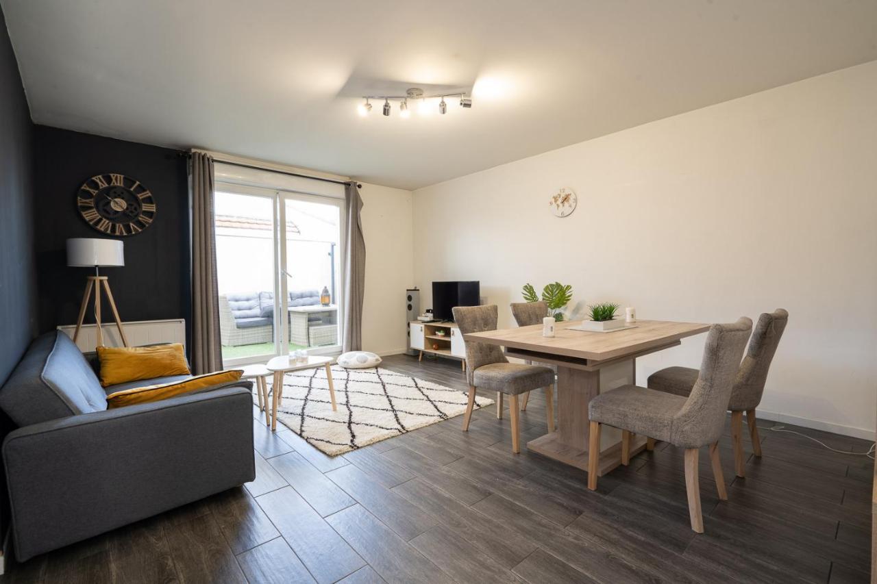 T3-Rare-2 Chambres-Parking Gratuit-2 Terrasses-Netflix-Proche Paris-La Defense Аржантей Екстер'єр фото